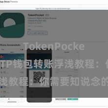 TokenPocket冷钱包 TP钱包转账浮浅教程：你需要知说念的纪律